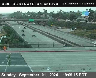 SB 805 at El Cajon Blvd (On Ramp)