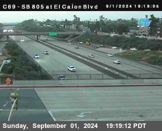 SB 805 at El Cajon Blvd (On Ramp)