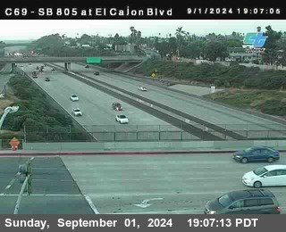 SB 805 at El Cajon Blvd (On Ramp)