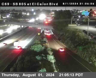 SB 805 at El Cajon Blvd (On Ramp)