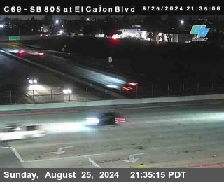 SB 805 at El Cajon Blvd (On Ramp)