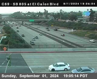 SB 805 at El Cajon Blvd (On Ramp)