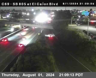 SB 805 at El Cajon Blvd (On Ramp)