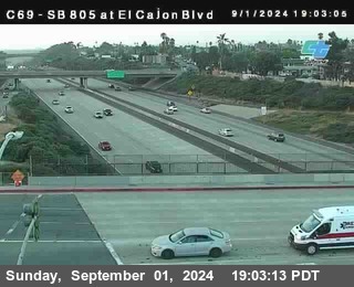 SB 805 at El Cajon Blvd (On Ramp)