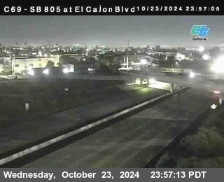 SB 805 at El Cajon Blvd (On Ramp)