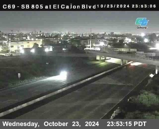 SB 805 at El Cajon Blvd (On Ramp)