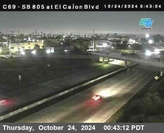 SB 805 at El Cajon Blvd (On Ramp)