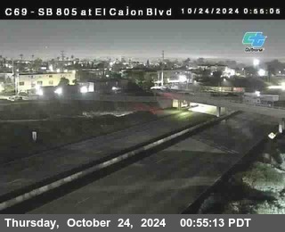 SB 805 at El Cajon Blvd (On Ramp)