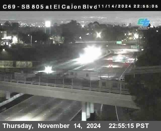 SB 805 at El Cajon Blvd (On Ramp)