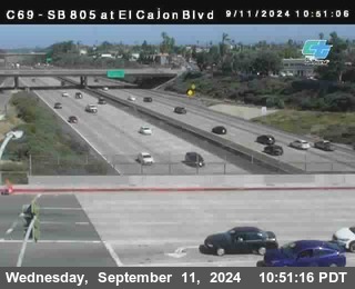 SB 805 at El Cajon Blvd (On Ramp)