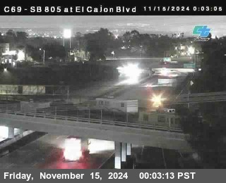 SB 805 at El Cajon Blvd (On Ramp)