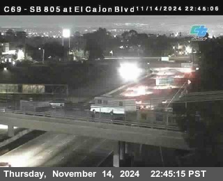 SB 805 at El Cajon Blvd (On Ramp)