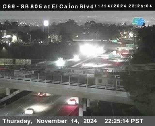 SB 805 at El Cajon Blvd (On Ramp)