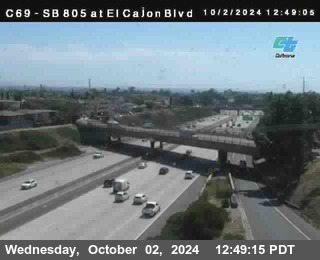 SB 805 at El Cajon Blvd (On Ramp)