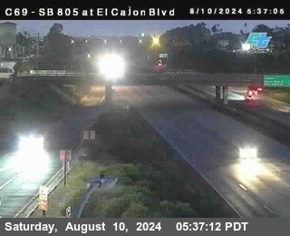 SB 805 at El Cajon Blvd (On Ramp)