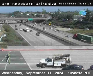 SB 805 at El Cajon Blvd (On Ramp)