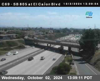 SB 805 at El Cajon Blvd (On Ramp)