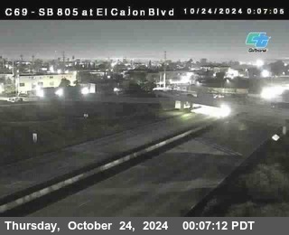 SB 805 at El Cajon Blvd (On Ramp)