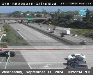 SB 805 at El Cajon Blvd (On Ramp)