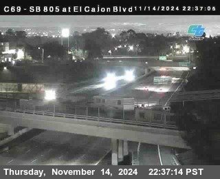 SB 805 at El Cajon Blvd (On Ramp)