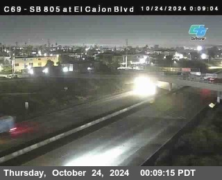 SB 805 at El Cajon Blvd (On Ramp)