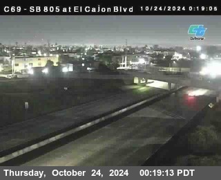 SB 805 at El Cajon Blvd (On Ramp)