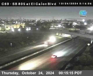 SB 805 at El Cajon Blvd (On Ramp)