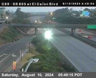 SB 805 at El Cajon Blvd (On Ramp)