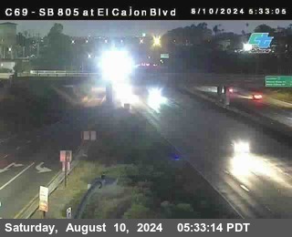 SB 805 at El Cajon Blvd (On Ramp)