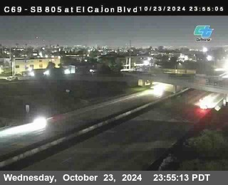 SB 805 at El Cajon Blvd (On Ramp)