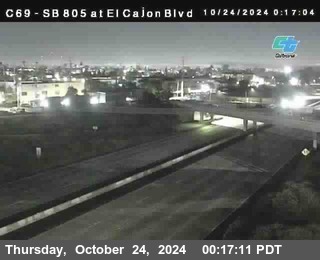 SB 805 at El Cajon Blvd (On Ramp)