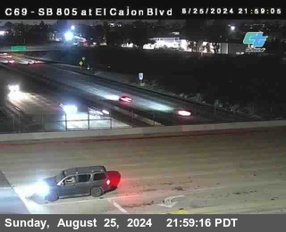 SB 805 at El Cajon Blvd (On Ramp)