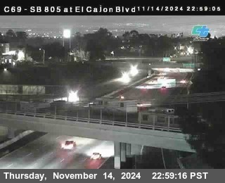 SB 805 at El Cajon Blvd (On Ramp)