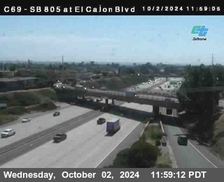 SB 805 at El Cajon Blvd (On Ramp)