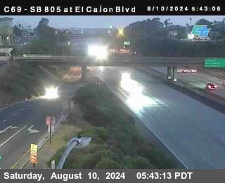 SB 805 at El Cajon Blvd (On Ramp)