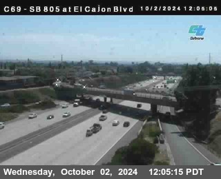 SB 805 at El Cajon Blvd (On Ramp)