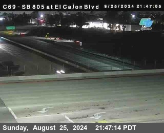 SB 805 at El Cajon Blvd (On Ramp)