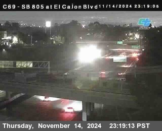 SB 805 at El Cajon Blvd (On Ramp)