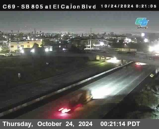 SB 805 at El Cajon Blvd (On Ramp)