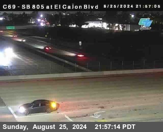 SB 805 at El Cajon Blvd (On Ramp)