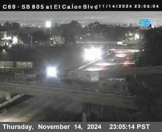 SB 805 at El Cajon Blvd (On Ramp)