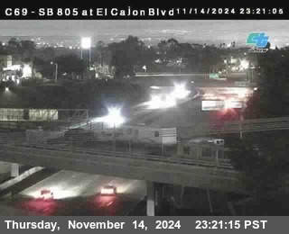 SB 805 at El Cajon Blvd (On Ramp)