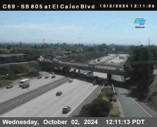 SB 805 at El Cajon Blvd (On Ramp)