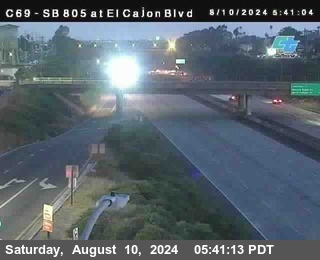 SB 805 at El Cajon Blvd (On Ramp)