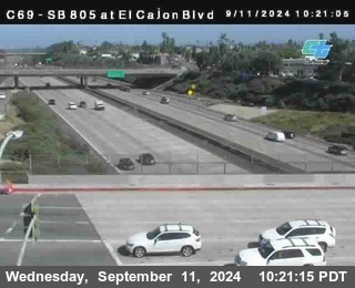 SB 805 at El Cajon Blvd (On Ramp)