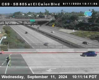 SB 805 at El Cajon Blvd (On Ramp)