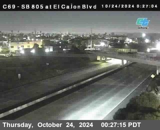 SB 805 at El Cajon Blvd (On Ramp)