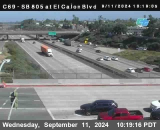 SB 805 at El Cajon Blvd (On Ramp)