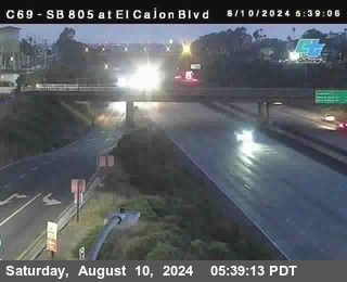 SB 805 at El Cajon Blvd (On Ramp)