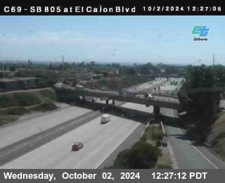 SB 805 at El Cajon Blvd (On Ramp)